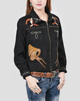American Darling Genuine Woolen Fabric Women Shirt jacket dress ladies Girl