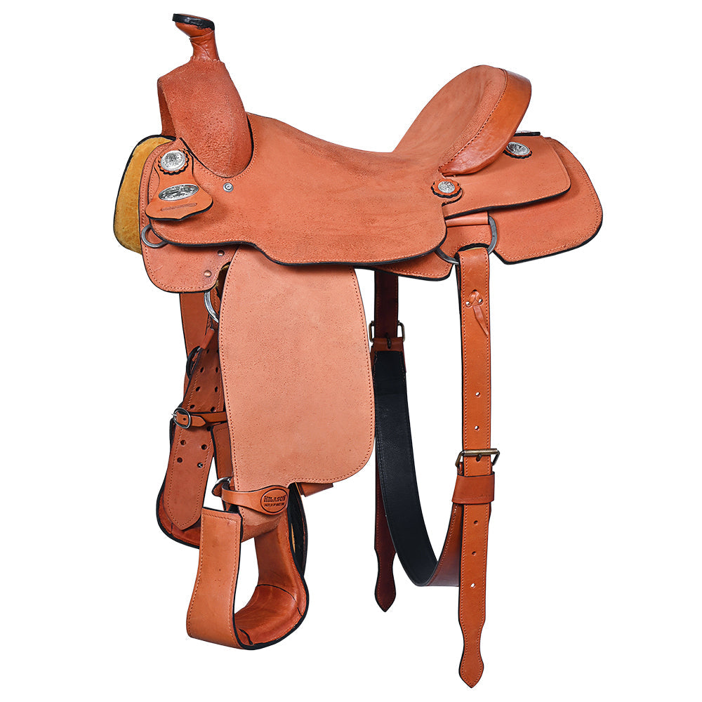 Hilason Western Horse Saddle American Leather Ranch Roping Cowboy