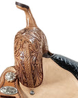 Hilason Western Horse Barrel Racing Wooden Tree American Leather Saddle