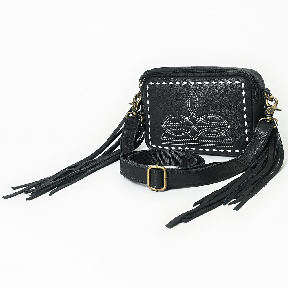 American Darling Camera Bag Genuine Western Leather Unisex| Shoulder Bag Case with Adjustable Shoulder Strap