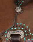 Western Horse Flex Tree Leather Saddle For Trail And Barrel Racing