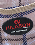 66 In Hilason Western Horse Fly Sheet Uv Protect Mesh Bug Mosquito Summer Spring Blue / White Plaid