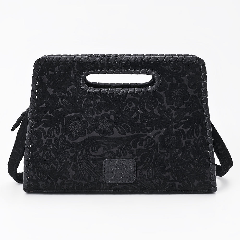 American Darling Clutch Beautifully hand tooled Genuine Leather women handbag