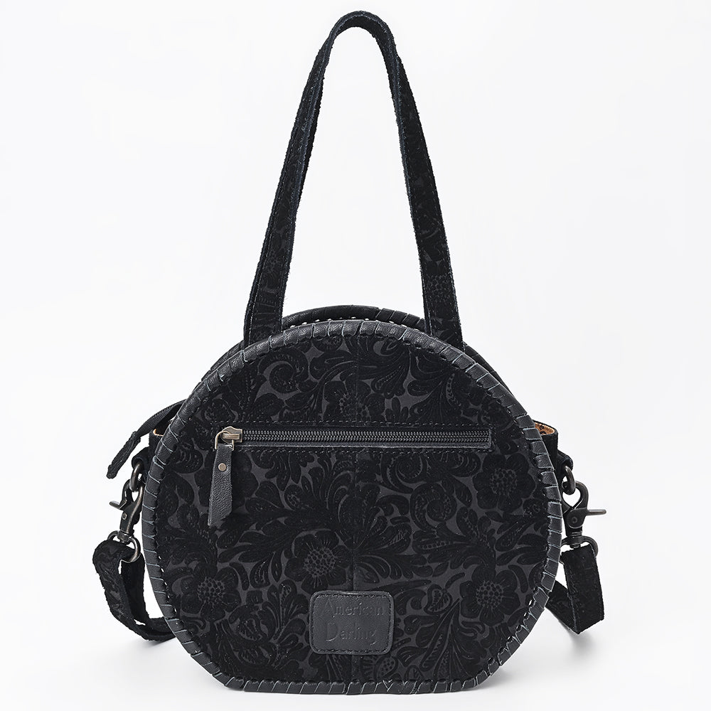 American Darling Canteen Bag Beautifully hand tooled Genuine Leather women handbag