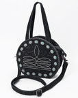 American Darling Canteen Bag Beautifully hand tooled Genuine Leather women handbag