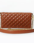 Never Mind Organiser Quilted Vintage Handmade Genuine Cowhide Leather Women Bag Western Handbag Purse