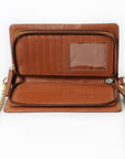 Never Mind Organiser Quilted Vintage Handmade Genuine Cowhide Leather Women Bag Western Handbag Purse