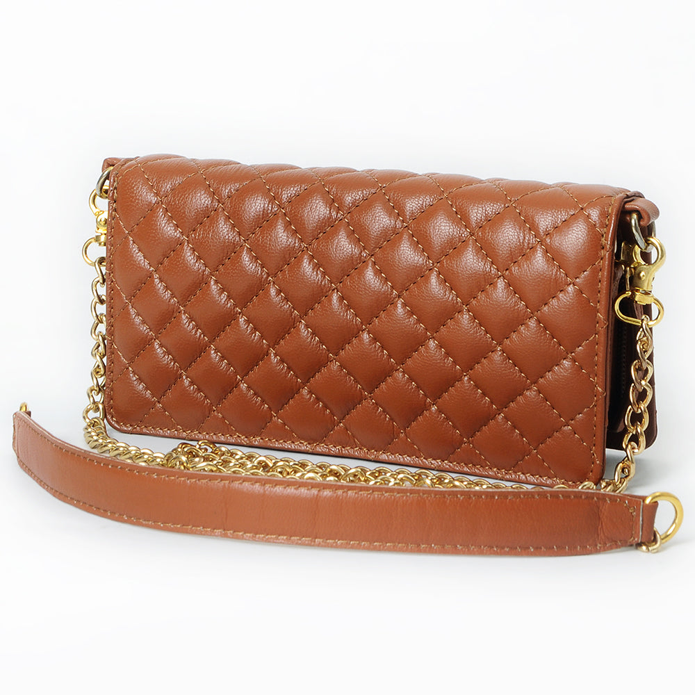 Never Mind Organiser Quilted Vintage Handmade Genuine Cowhide Leather Women Bag Western Handbag Purse