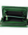 Never Mind Organiser Quilted Vintage Handmade Genuine Cowhide Leather Women Bag Western Handbag Purse