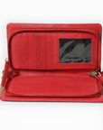 Never Mind Organiser Quilted Vintage Handmade Genuine Cowhide Leather Women Bag Western Handbag Purse