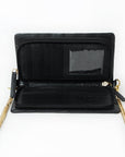 Never Mind Organiser Quilted Vintage Handmade Genuine Cowhide Leather Women Bag Western Handbag Purse