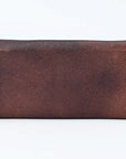 American Darling Women's Wallet Western Hand Tooled Genuine Leather Handbag