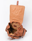 American Darling Women's Backpack Western Suede Genuine Leather Handbag