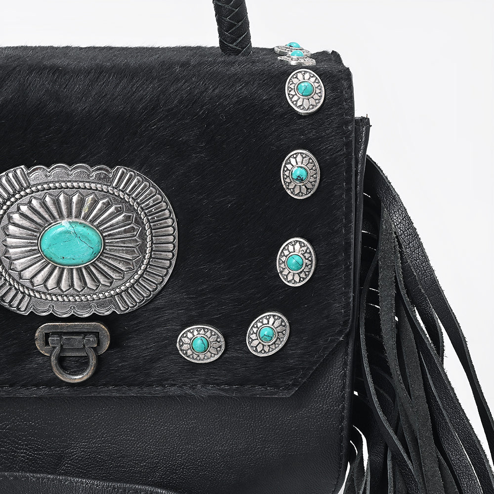 American Darling Women's Briefcase Western Genuine Leather Handbag