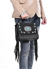 American Darling Women's Briefcase Western Genuine Leather Handbag