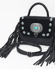 American Darling Women's Briefcase Western Genuine Leather Handbag