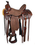 Hilason Western Horse Saddle Leather Ranch Roping Cowboy Hilason