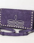 American Darling Western Small Cross Body Genuine Leather Handbag Purse Wallet Bag For Women Girls