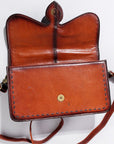 American Darling Small Crossbody Genuine Full Grain Leather Women Bag Western Handbag