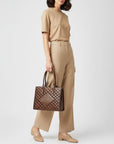 American Darling Western Leather Tote Bag Quilted Boot Stitched Embroidery Genuine Full Grain Leather Handcrafted Shoulder Bag