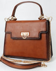 American Darling Briefcase Bag Beautifully Full Grain Genuine Leather women bag