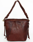 American Darling Bucket Full Grain Genuine Leather Western Women Bag Handbag Purse | Travel Bags College Casual