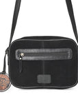American Darling Camera Bag for Women, Embroidered Genuine Suede Leather with Western Conchos, Premium Crossbody Purse