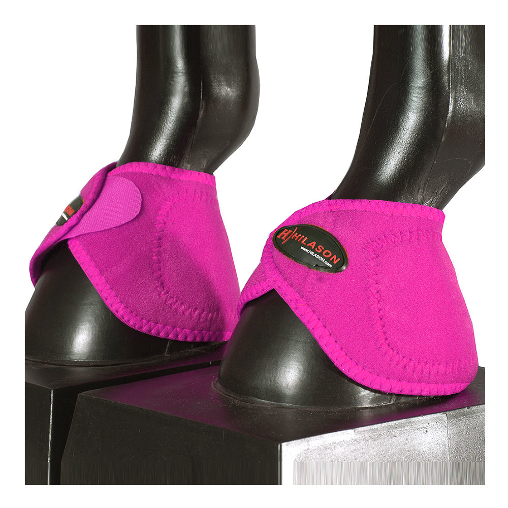 HILASON Ballistic Overreach Bell Boots for Horses Protective, Shock Absorbing, Durable &amp; Comfortable Quick Wrap Hook Loop