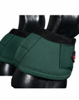 HILASON Ballistic Overreach Bell Boots for Horses Protective, Shock Absorbing, Durable & Comfortable Quick Wrap Hook Loop