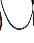 HILASON Western Horse Headstall Genuine American Leather Floral Black