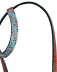 HILASON Western Horse Headstall Genuine American Leather tan