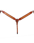 HILASON Western Horse Genuine American Leather Breast Collar Tan | for Horses
