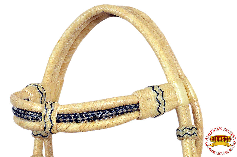 HILASON Western Horse Headstall Tack Genuine American Leather Tan