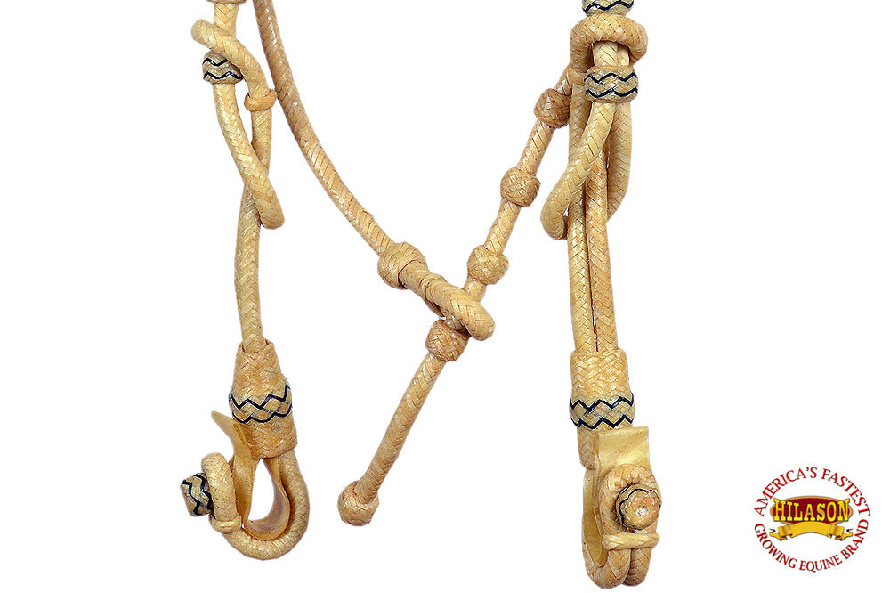 HILASON Western Horse Headstall Tack Genuine American Leather Tan