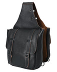 Hilason Western Horse Trail Riding Heavy Duty Genuine Leather Saddle Bag