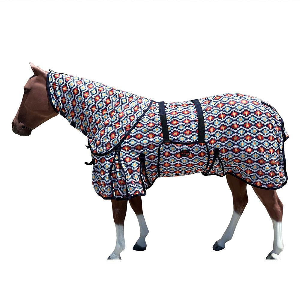 HILASON Horse Fly Sheet UV Protect Breathable Mesh Bug Mosquito Spring | Summer Horse Rug | Fly Rug
