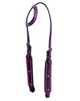 HILASON Western Genuine Leather Horse One Ear Headstall Tack Dark Brown
