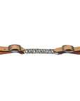 HILASON Western 5/8" Single Flat Link Nickel Twisted Curb Chain Strap