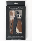 American Darling Beautifully Hair-On Genuine American Leather I watch Strap Men and Women Unisex