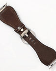 American Darling Hand Tooled I watch Strap Genuine Leather With Beautiful Cactus Painted Smart