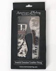 American Darling Beautifully Hair-On Genuine American Leather I watch Strap Men and Women Unisex