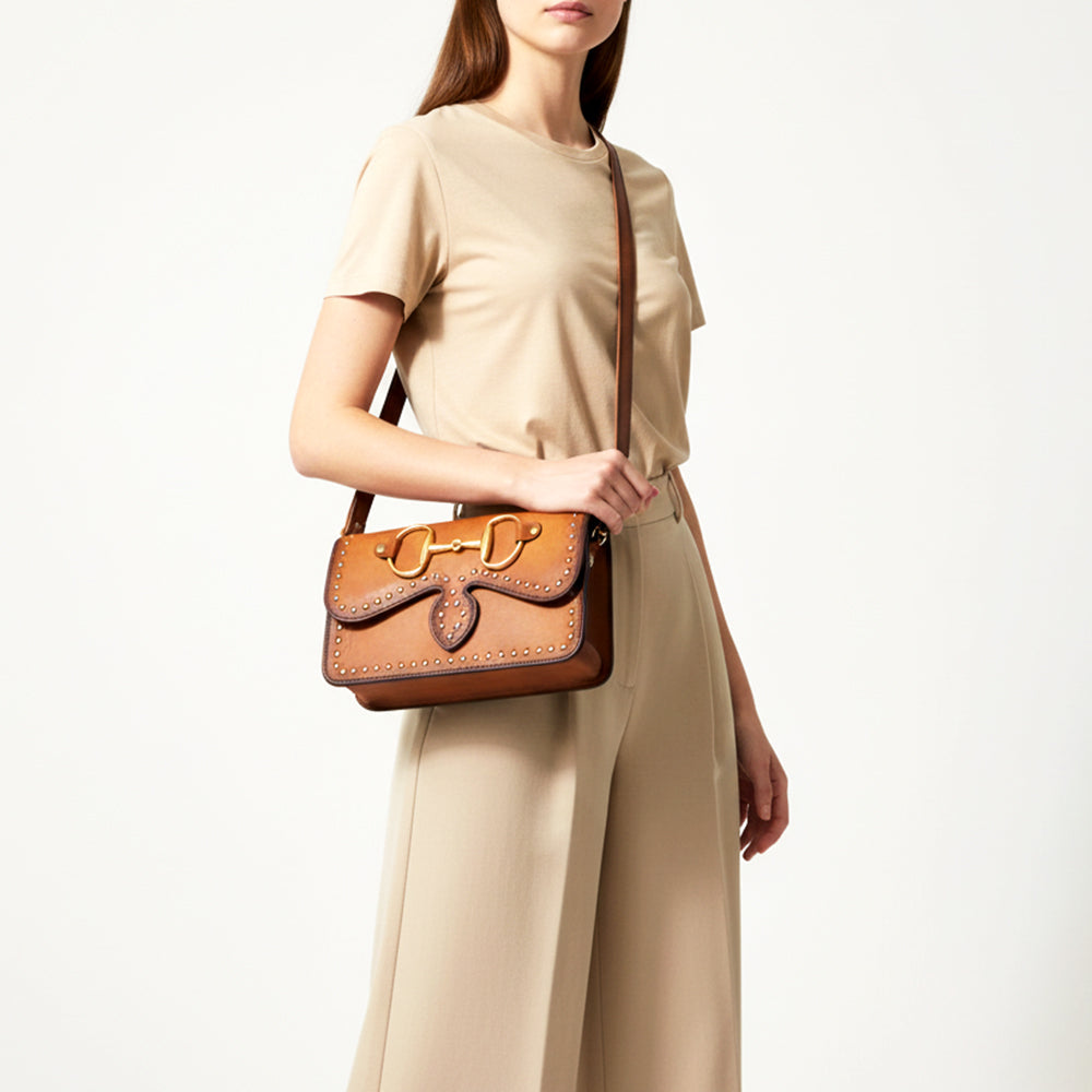 American Darling Small Crossbody Genuine Full Grain Leather Women Bag Western Handbag