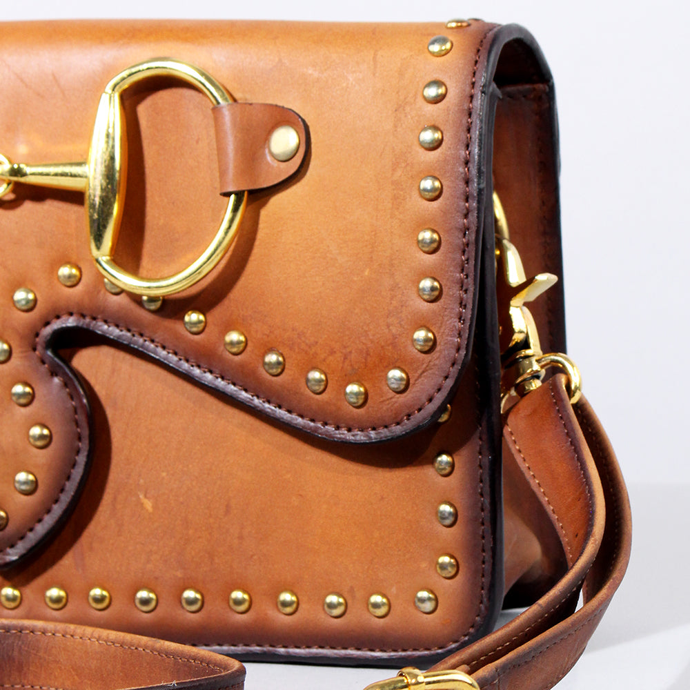 American Darling Small Crossbody Genuine Full Grain Leather Women Bag Western Handbag