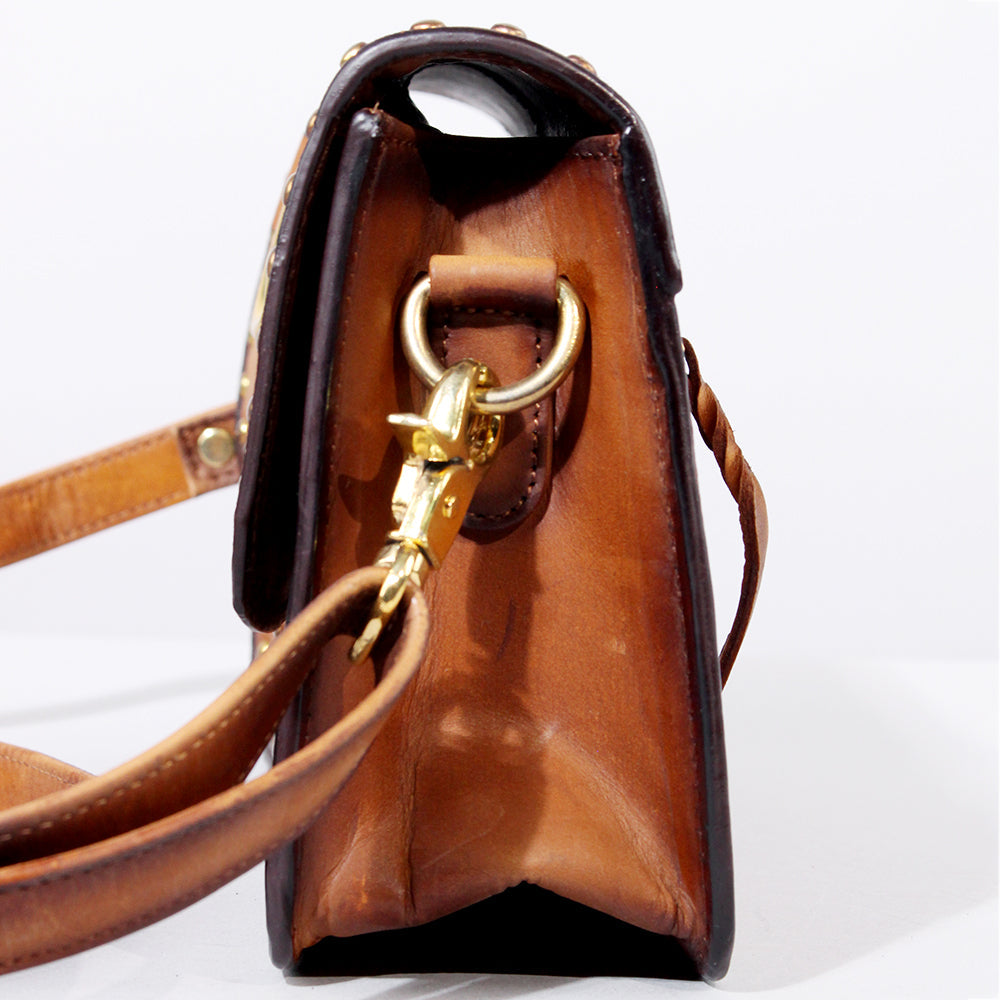 American Darling Small Crossbody Genuine Full Grain Leather Women Bag Western Handbag