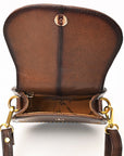 American Darling Crossbody Full Grain Genuine Leather Women Bag Western Handbag