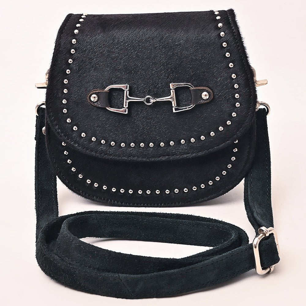 American Darling Crossbody Hair On Genuine Leather Women Bag W.