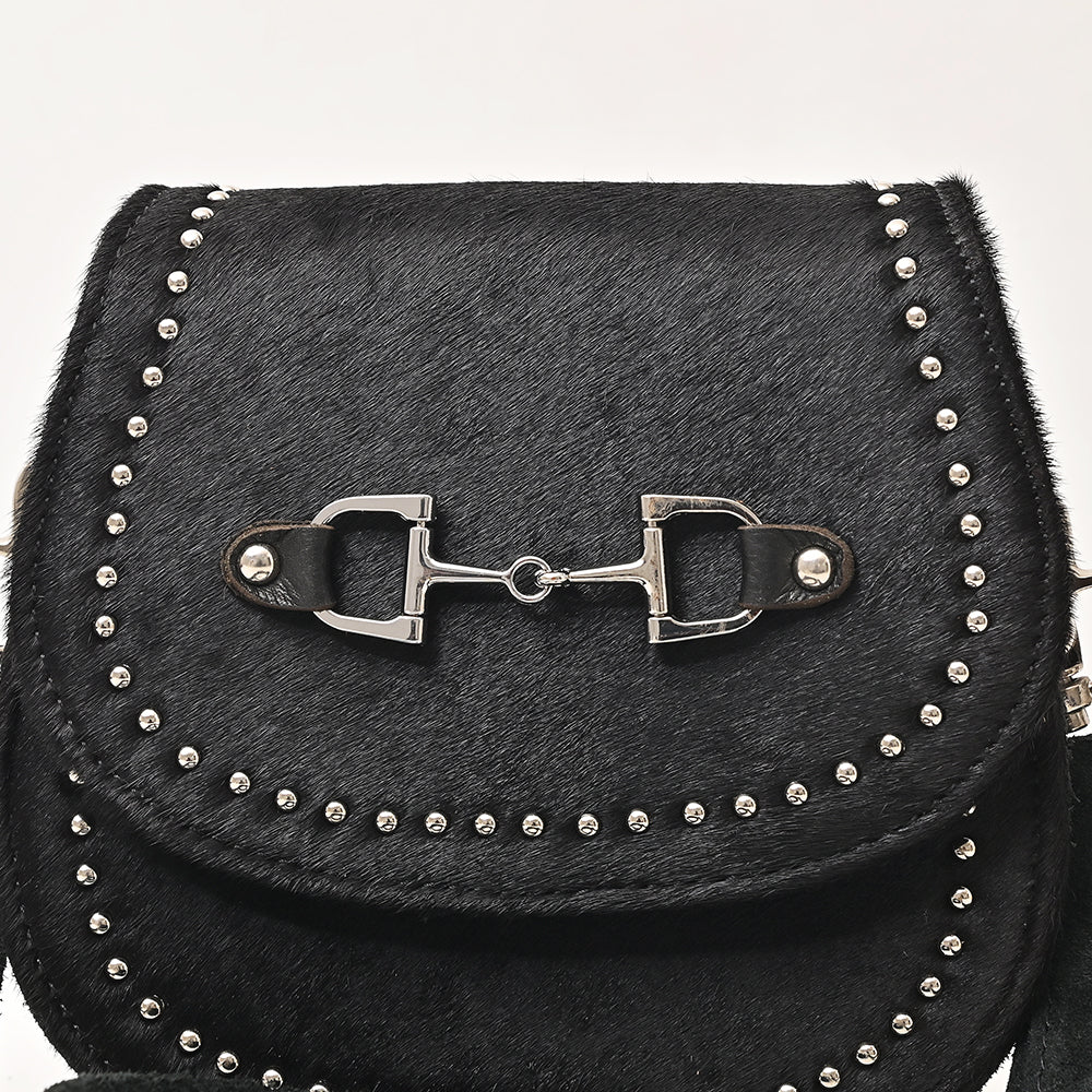 American Darling Crossbody Hair On Genuine Leather Women Bag W.