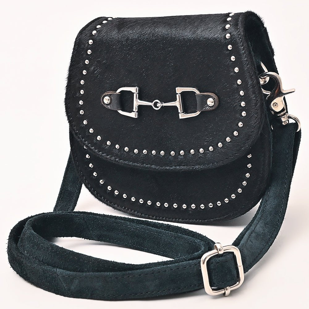 American Darling Crossbody Hair On Genuine Leather Women Bag W.
