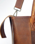 American Darling Women's Tote Bag Western Full Grain Genuine Leather Handbag