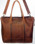 American Darling Women's Tote Bag Western Full Grain Genuine Leather Handbag